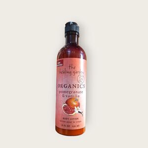 Healing Garden organics pomegranate vanilla lotion